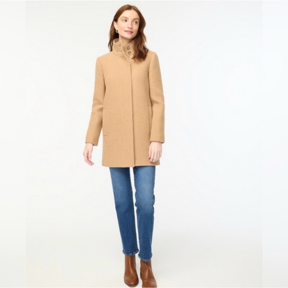 J Crew Tan Women's Coat - Picture 2 of 2
